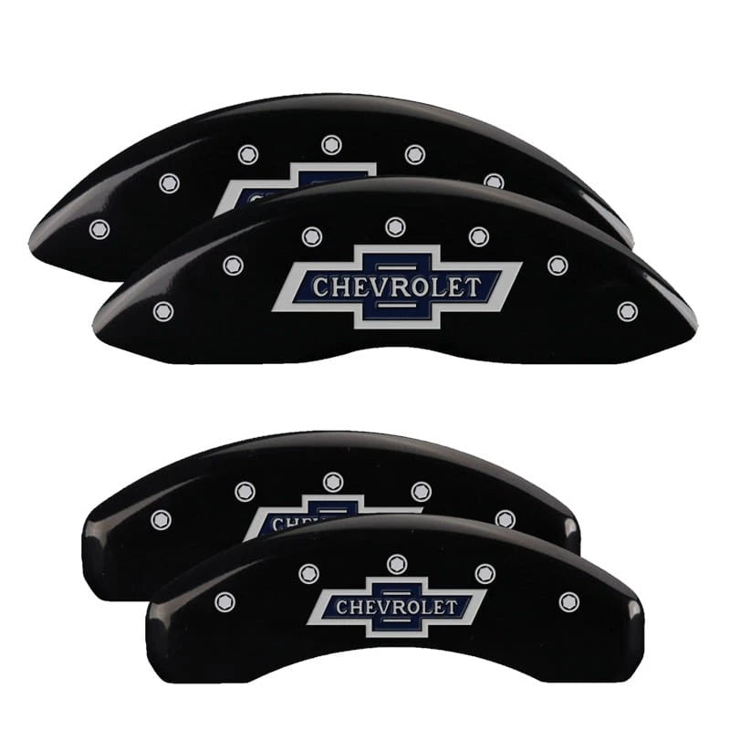 Black Caliper Covers Set of 4 100th Anniversary Logo for 2015-2020 Chevy Tahoe