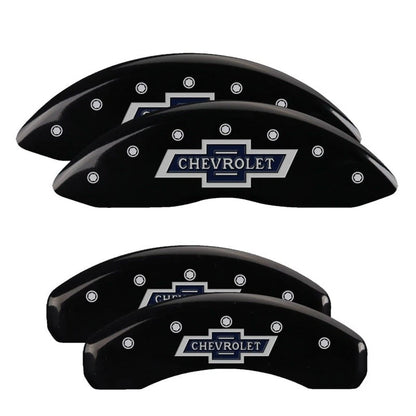 Black Caliper Covers Set of 4 100th Anniversary Logo for 2015-2020 Chevy Tahoe