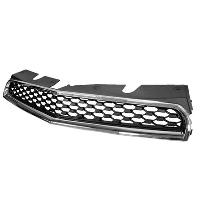 Front Upper Grille Replacement Black Chrome for Toyota Tacoma (2016–2023)