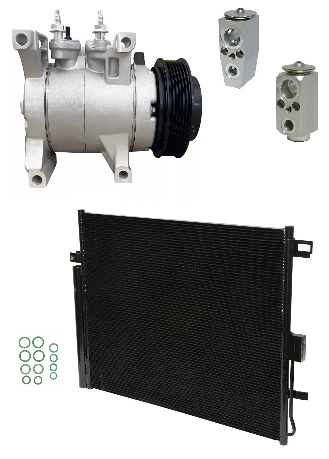 A/C Compressor Kit with Condenser for Dodge Durango 3.6L V6 (2017–2017)