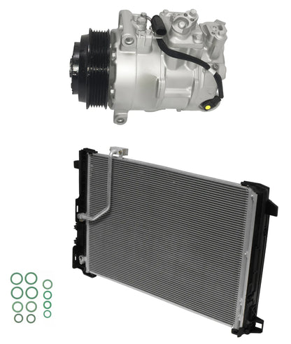 AC Compressor Kit With Condenser for Mercedes CLS500 4.7L (2015–2015)