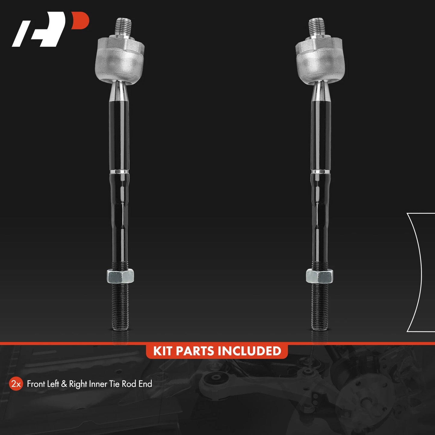 2X Front Inner Tie Rod Ends for Chevy Cruze Volt (2016–2019)