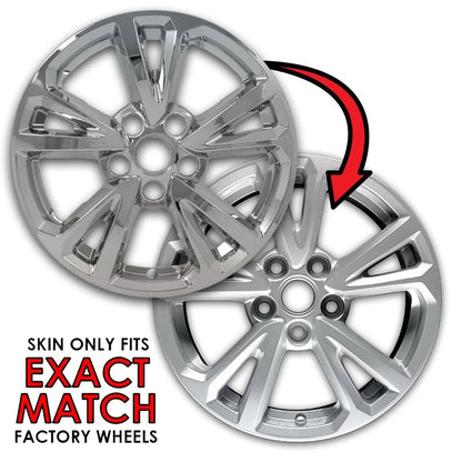 17" Chrome Wheel Skins Replacement for 2016-2017 Chevy Equinox