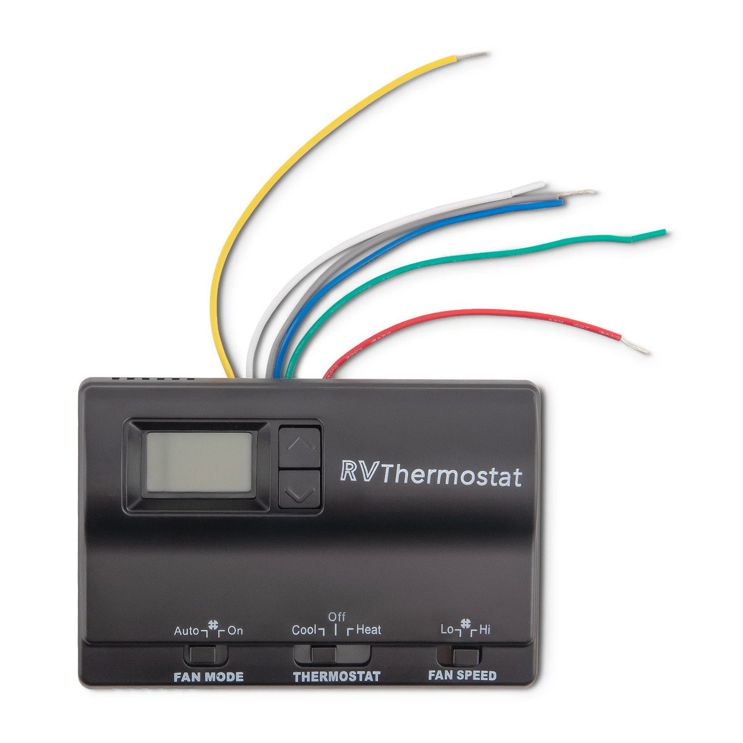 Digital Thermostat for RV Heat/Cool Black Waterproof (2019–2024)