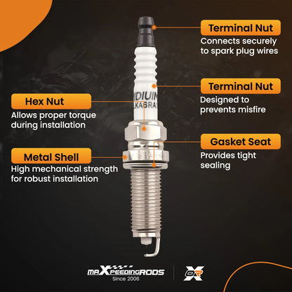Double Iridium Spark Plug for Nissan Altima Cube Frontier (2007–2019)