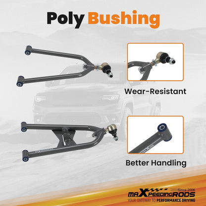 Front Upper & Lower Adjustable A-Arms for Honda TRX 400EX (2008–2014)