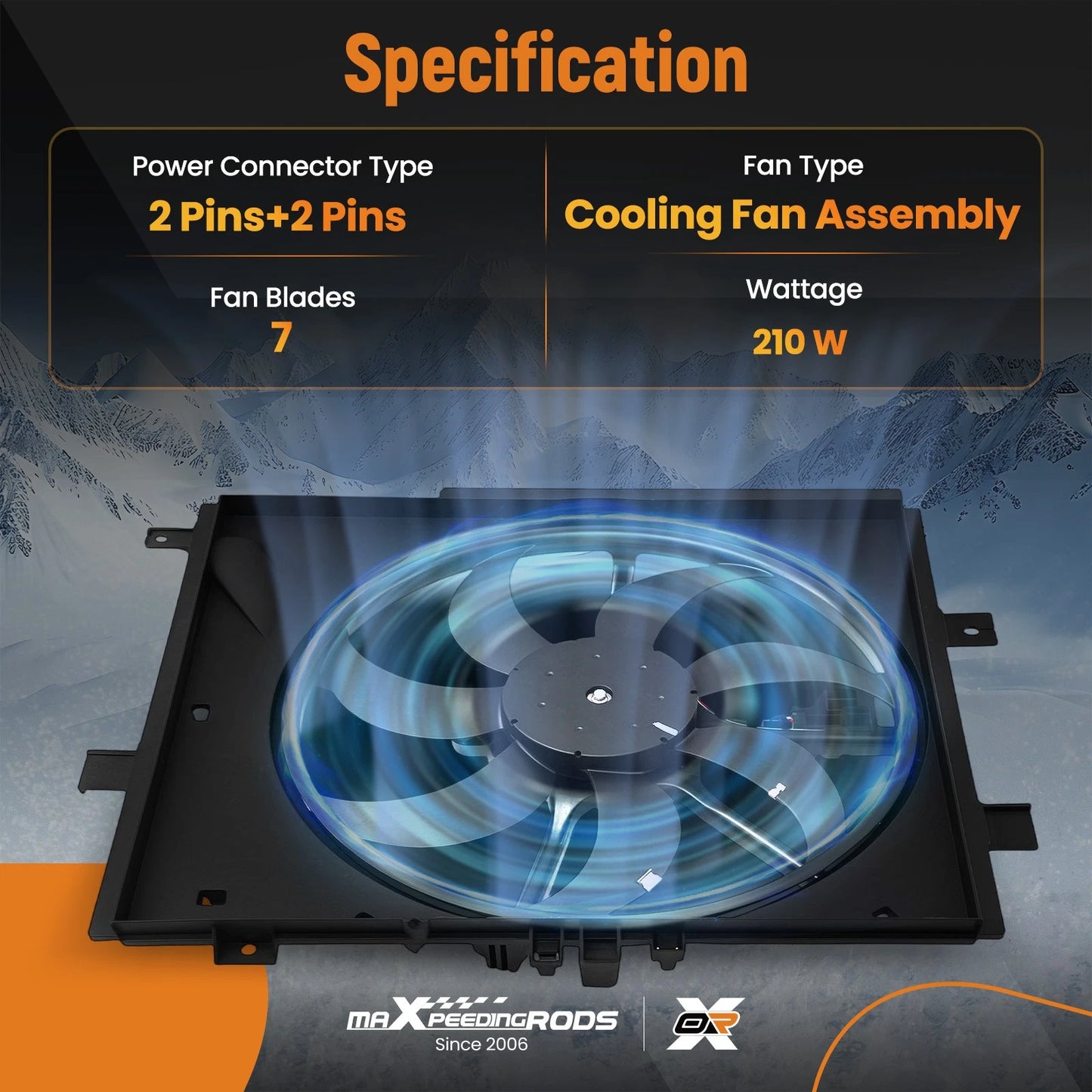 Cooling Fan for Nissan Versa Note (2012–2019)