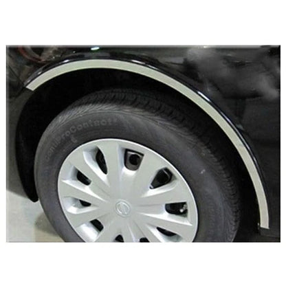 4pc. Luxury FX Stainless 7/8' Fender Trim w/3M&Gasket for 2012-2019 Nissan Versa