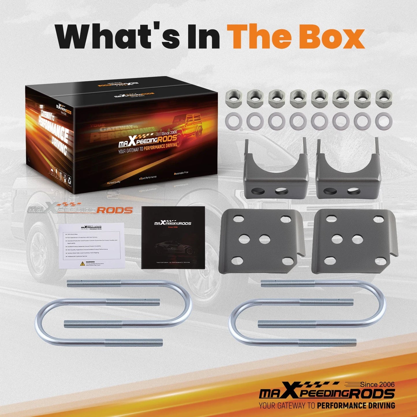 Bolt-On 6" Drop Suspension Kit for Ford F-150 (2004–2020)