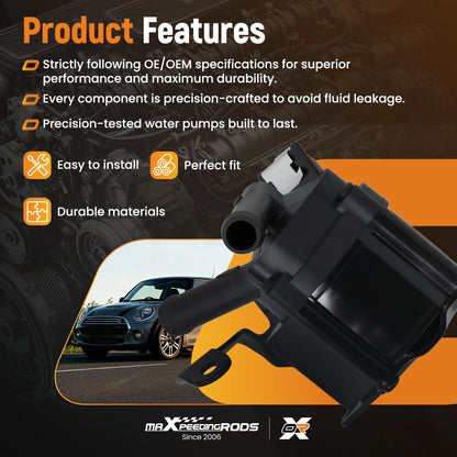 Coolant Water Pump for Mini Cooper Roadster JCW R59 (2012–2015)