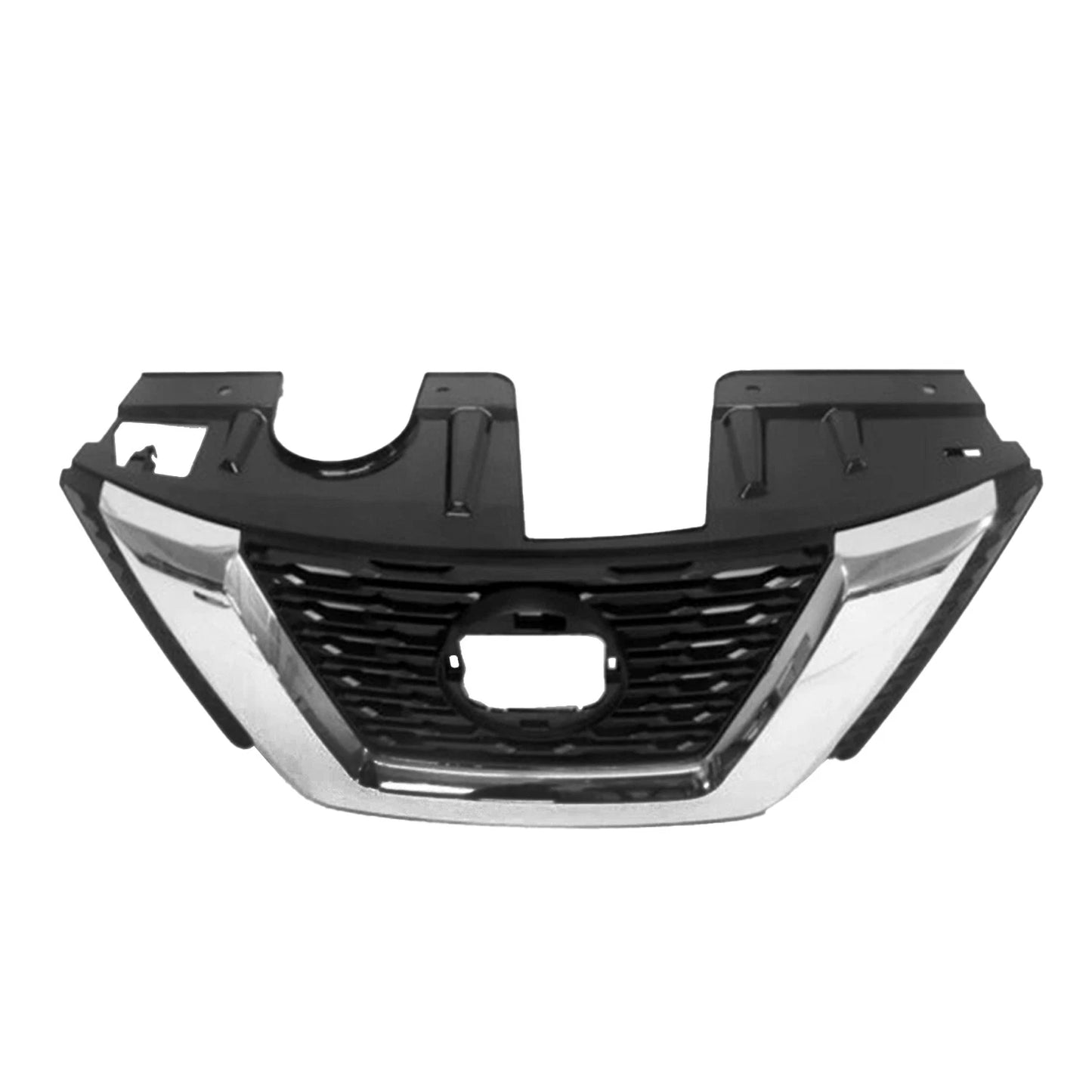 Replacement Black Chrome Plastic Front Grille For 2018-2019 Nissan Rogue