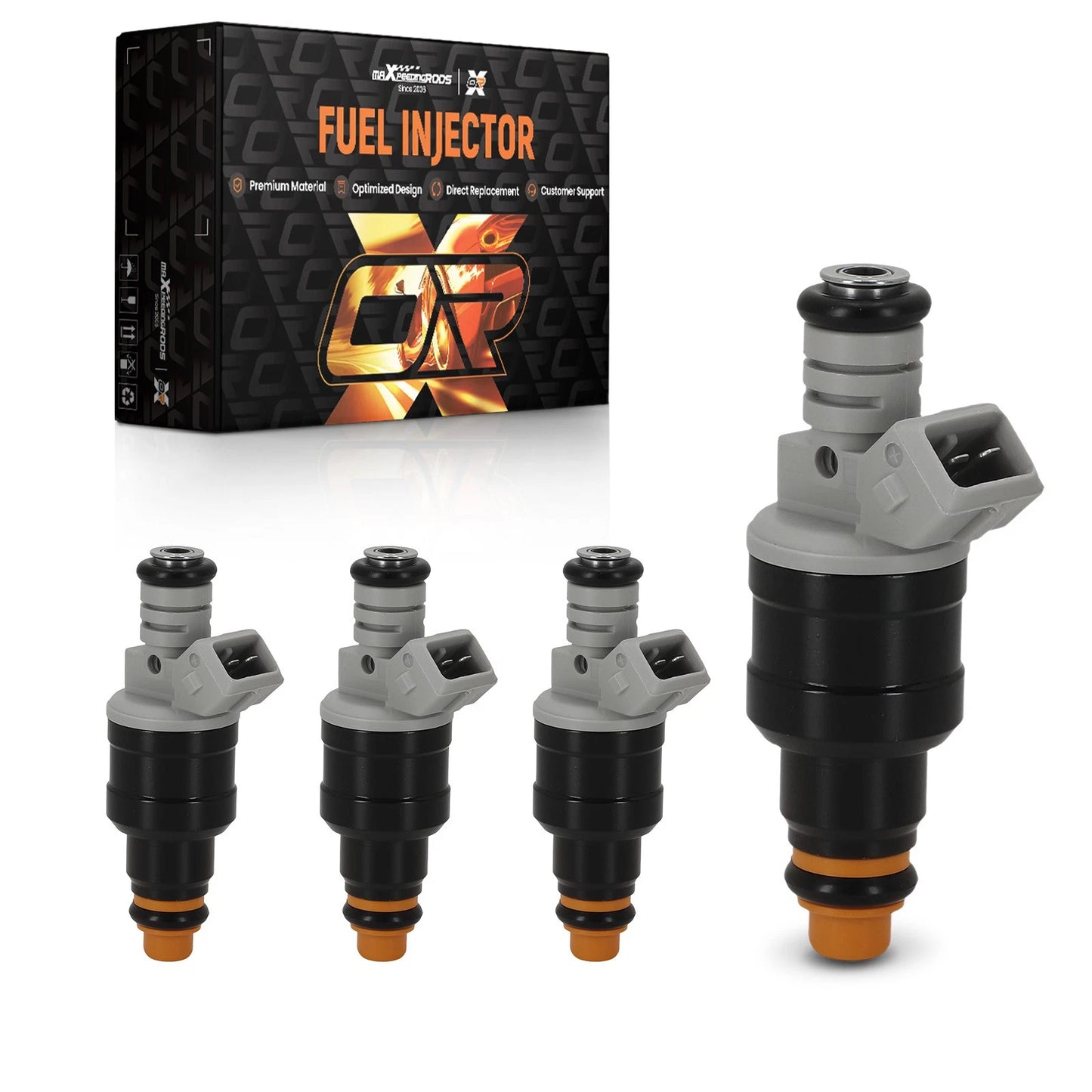4pcs Fuel Injector Set for Ford Aerostar Tempo Mustang 2.3L (1986–1993)