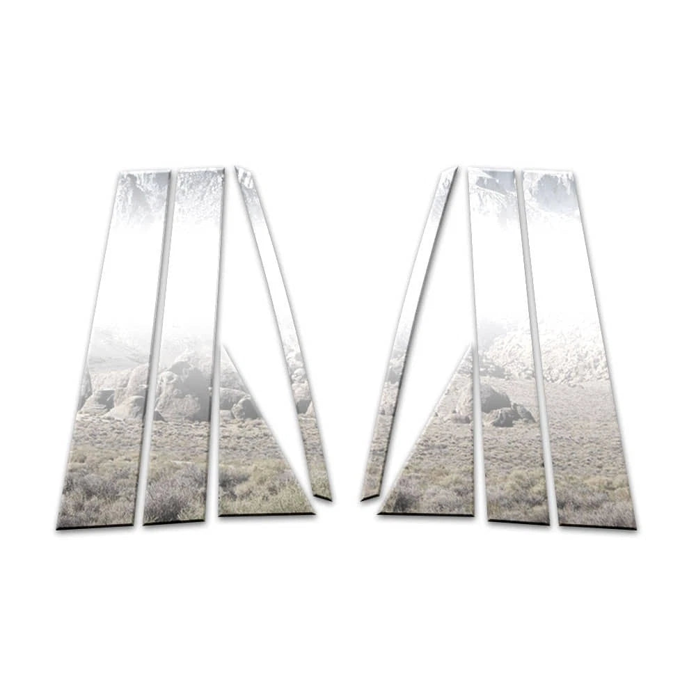 6Pc Chrome Pillar Post Covers Replacement for Toyota Venza (2009–2015)