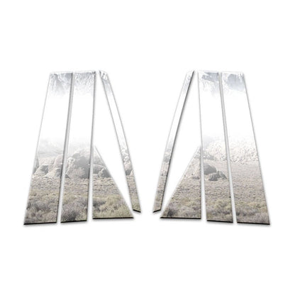 6Pc Chrome Pillar Post Covers Replacement for Toyota Venza (2009–2015)