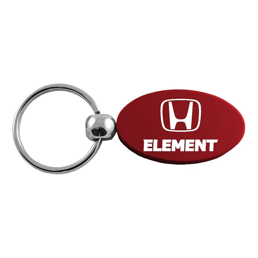 Burgundy Oval Keychain - Officially Licensed for Honda Element