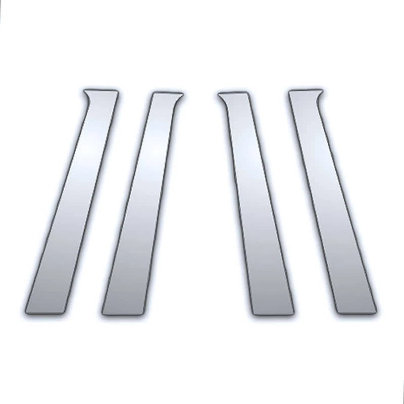 4Pc Chrome Pillar Post Covers Replacement for Jeep Liberty (2008–2024)