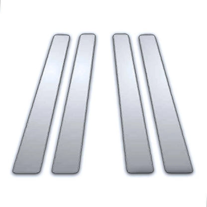 4Pc Chrome Pillar Post Covers for Mercedes C Class W203 (2000–2007)