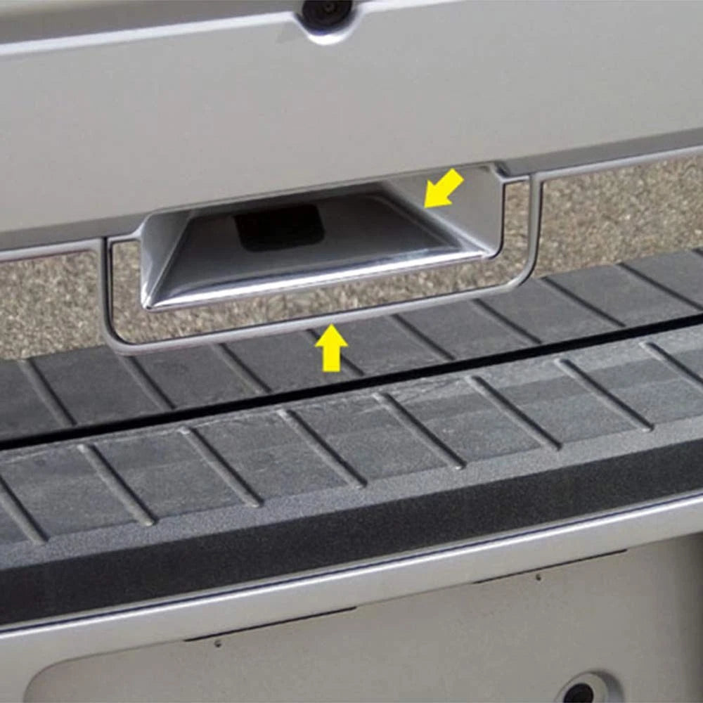 2pc Stainless Steel Door Handle Trim with Surround for Ford Flex (2013–2019)