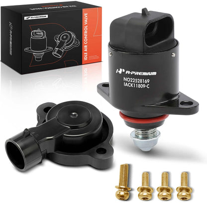 2X Idle Air Control Valve & Throttle Position Sensor for Chevy
