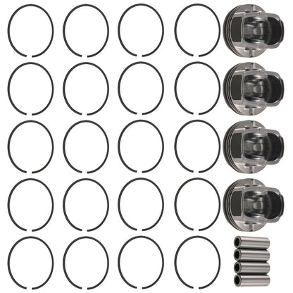 4 Piston & Ring Kit for Hyundai Kia Accent Rio 1.6L (2012–2016)