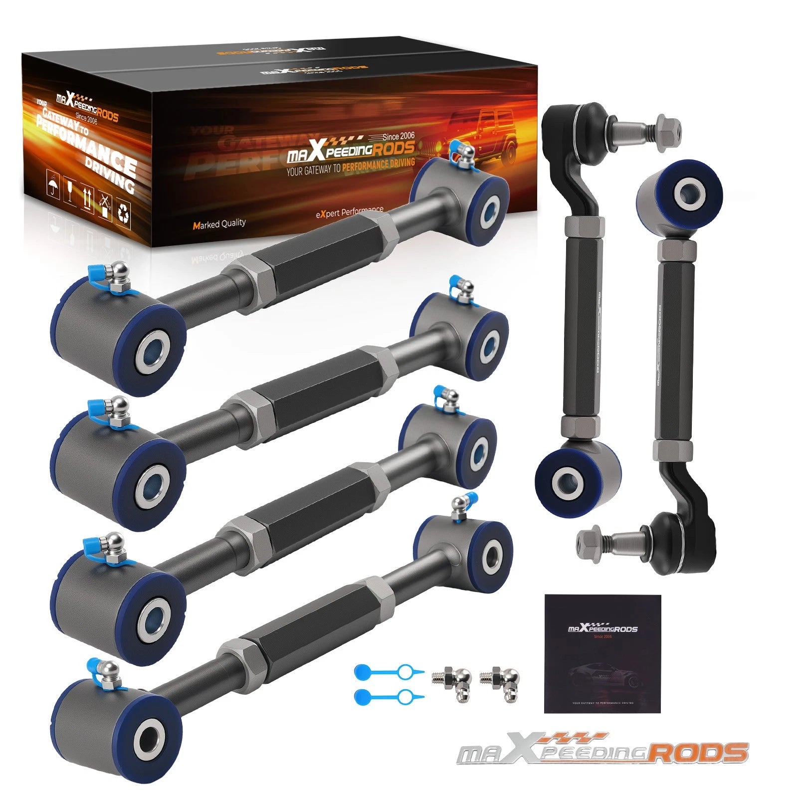 Adjustable Rear Camber Toe Arms Alignment Kit for Honda Accord (1998–2002)