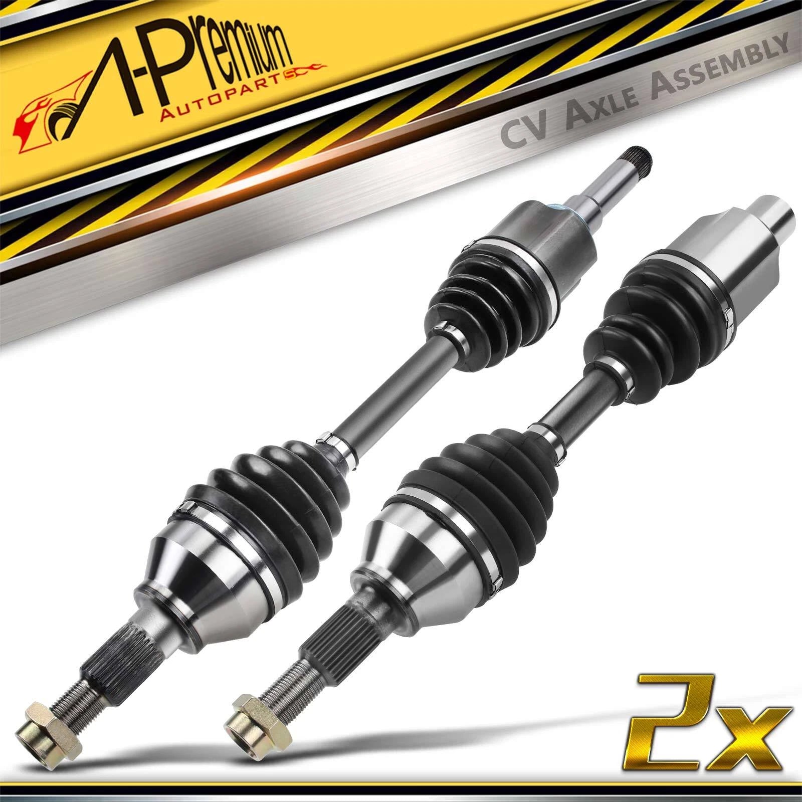 2X Front CV Axle Assembly for Chevy Captiva Sport (2012–2015) L4 2.4L