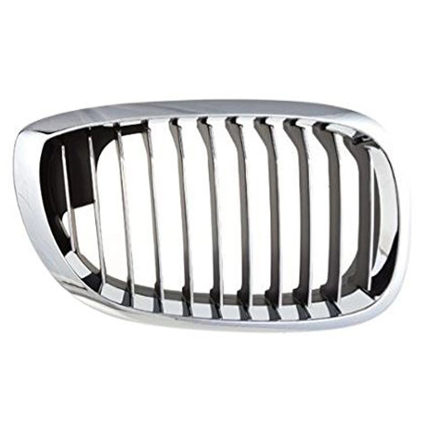 Black Chrome Plastic Grille Replacement Passenger Side for compatible Jeep (2007–2018)