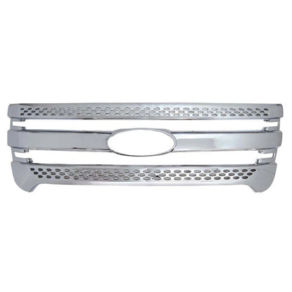 Premium FX Chrome Grille Overlay for 2011-2015 Ford Explorer - XIEPG0554