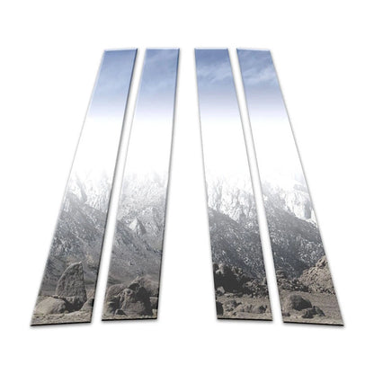 Chrome Pillar Covers Replacement 4pc for Hyundai Genesis (2009–2014)
