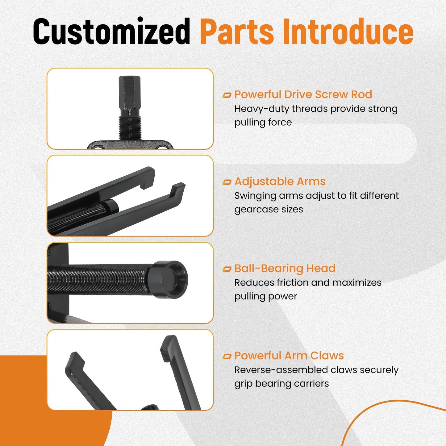 Heavy Duty Lower Bearing Puller for Yamaha Johnson Evinrude Mercury Marine