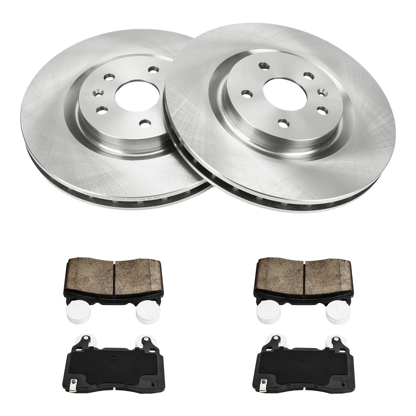 Ceramic Front Vented Rotors and Pads for Chevrolet Camaro (2011–2015)