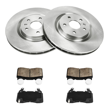 Ceramic Front Vented Rotors and Pads for Chevrolet Camaro (2011–2015)