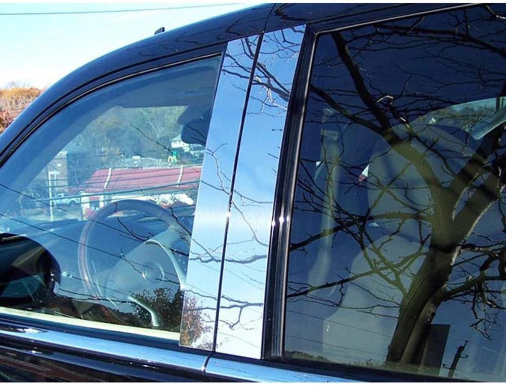 4pc. Luxury FX Chrome Pillar Post Trim for 2007-2014 Cadillac Escalade
