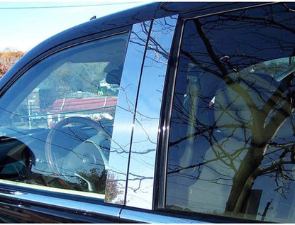 4pc. Luxury FX Chrome Pillar Post Trim for 2007-2014 Cadillac Escalade