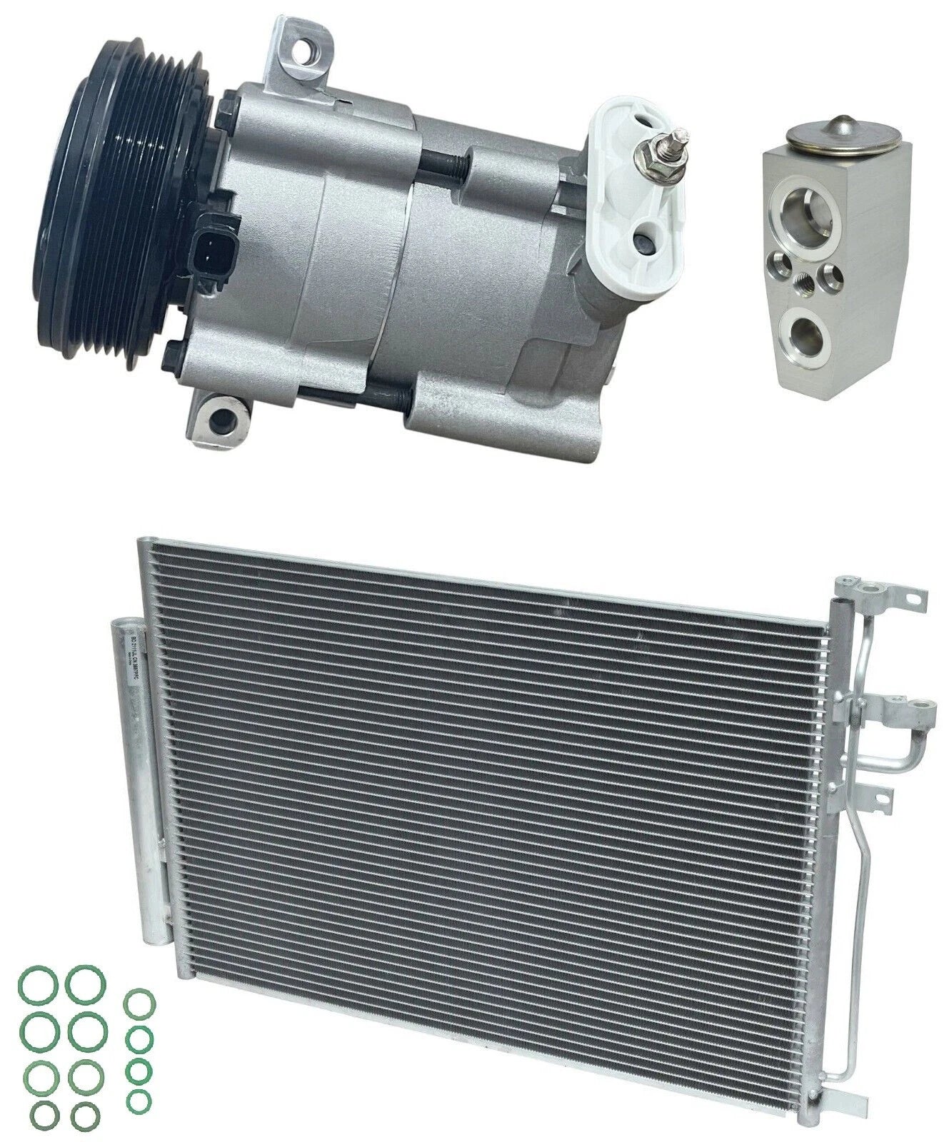 AC Compressor Kit With Condenser for Saturn Vue XE XR 2.4L (2010–2010)