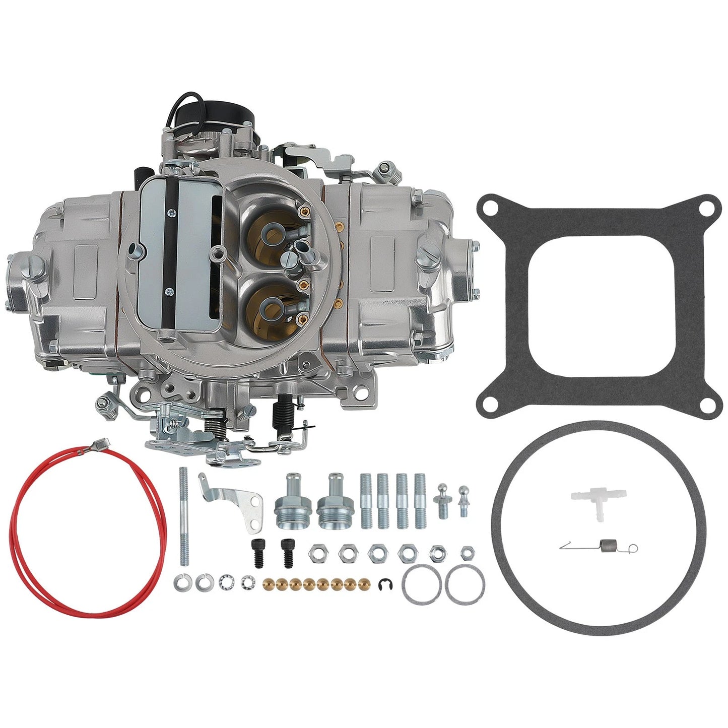 4 Barrel Carburetor for Holley 750CFM Double Pumper E-Choke BR-67213 Aluminum (—)