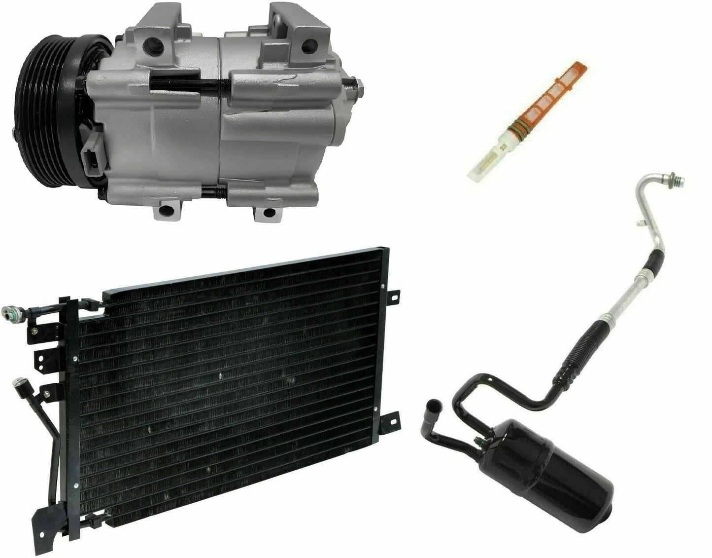 AC Compressor Kit With Condenser for Mercury Sable 3.0L (2002–2003)