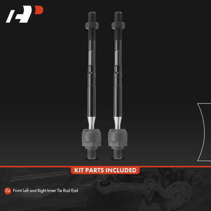 2X Front Inner Side Tie Rod End for Chevrolet Spark (2016–2022)