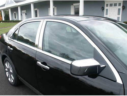 12pc. Luxury FX Chrome Window Package for 2006 Lincoln Zephyr