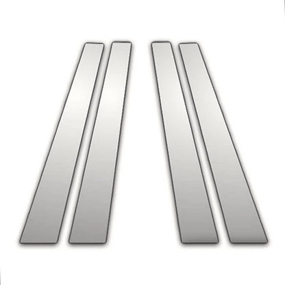 4Pc Chrome Pillar Post Covers Upgrade for BMW 7 Series (2009–2015)