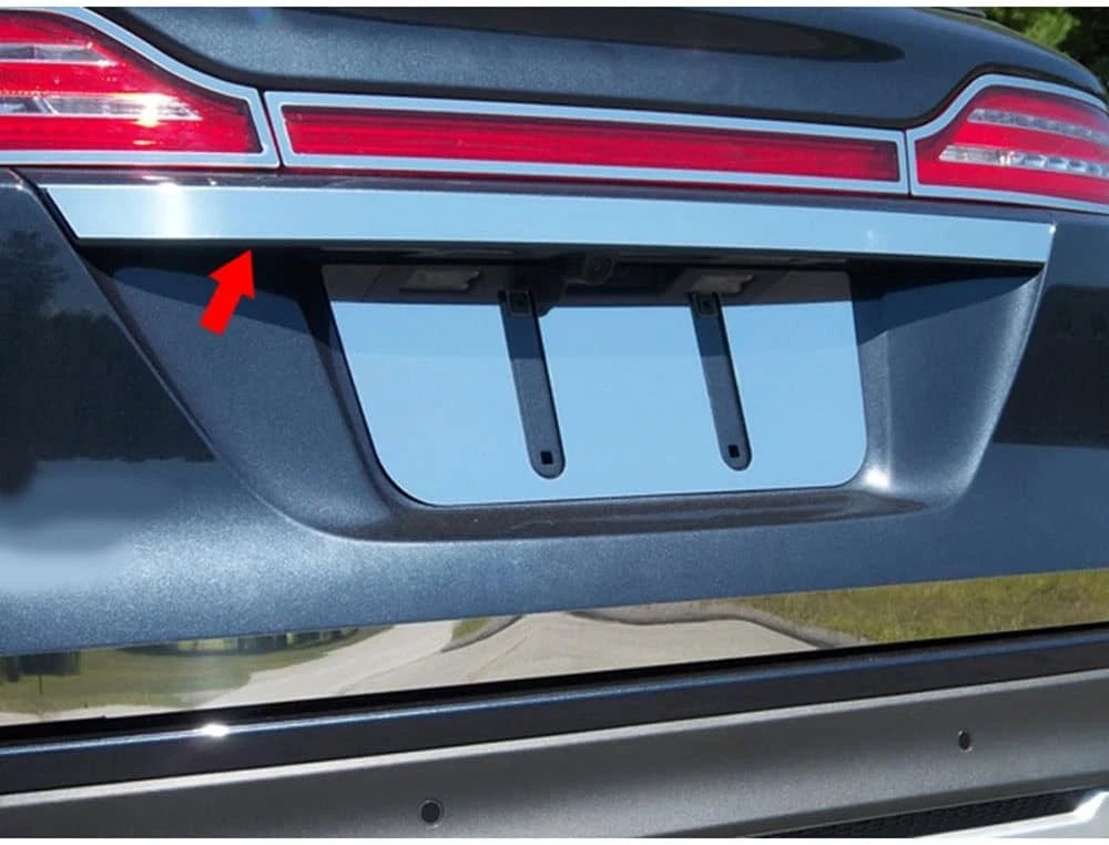 1pc. Luxury FX Stainless 1 3/8" License Bar Trim for 2015-2018 Lincoln MKC 4D