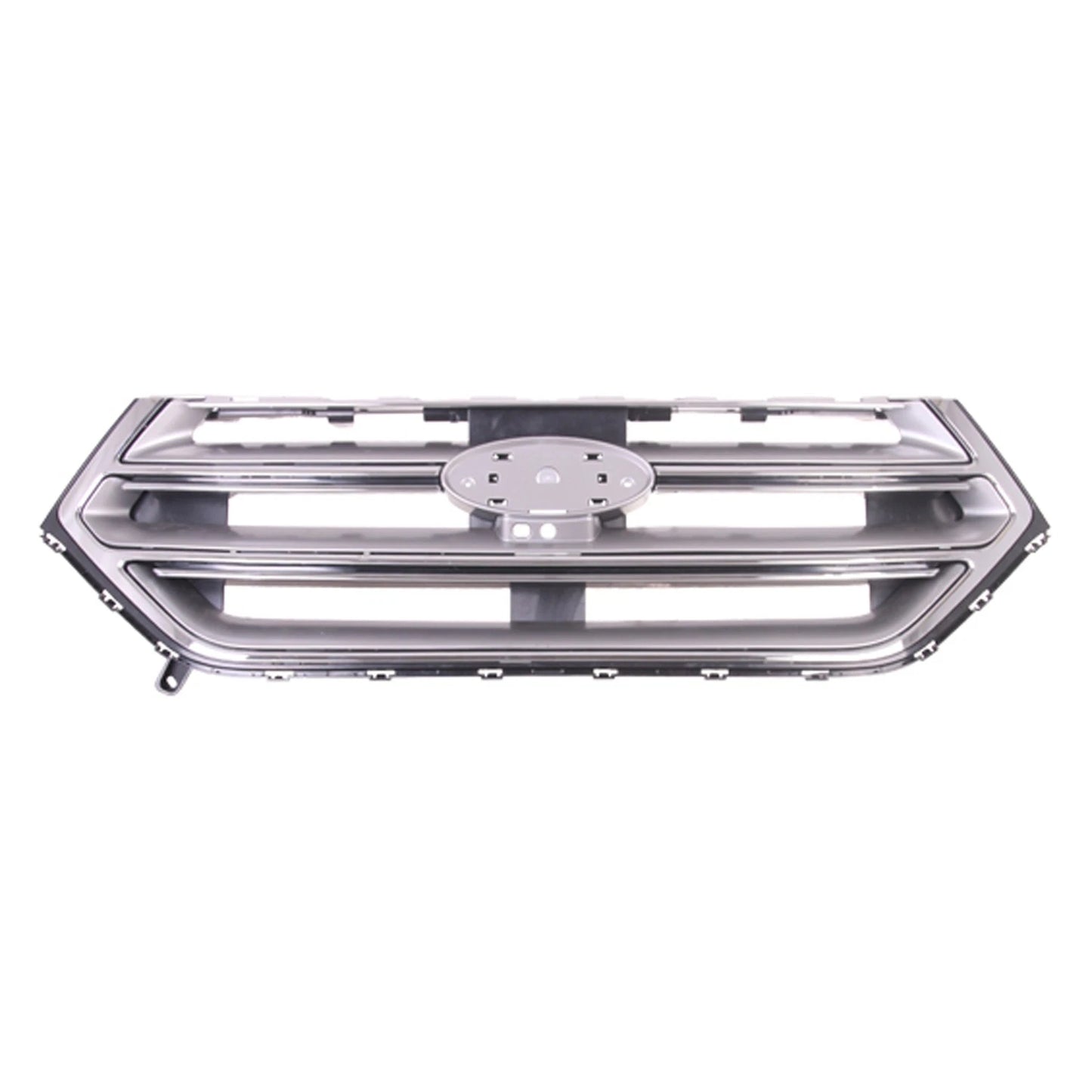 Replacement Silver Chrome Polycarbonate Front Grille w/Camera