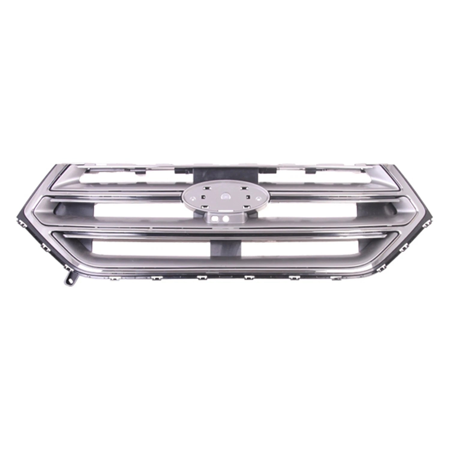 Replacement Silver Chrome Polycarbonate Front Grille w/Camera