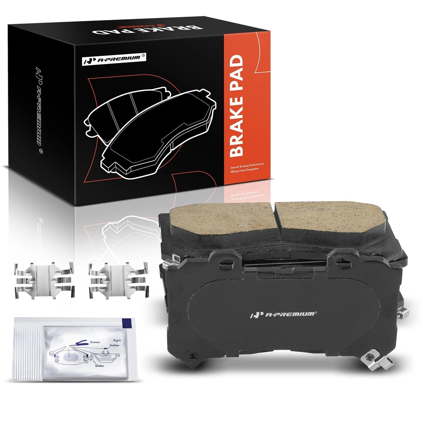 4X Front Ceramic Brake Pads for Chevrolet Colorado GMC Canyon (2015–2020)