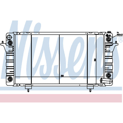 Replacement Plastic/Aluminum Passenger Side Auxiliary Radiator