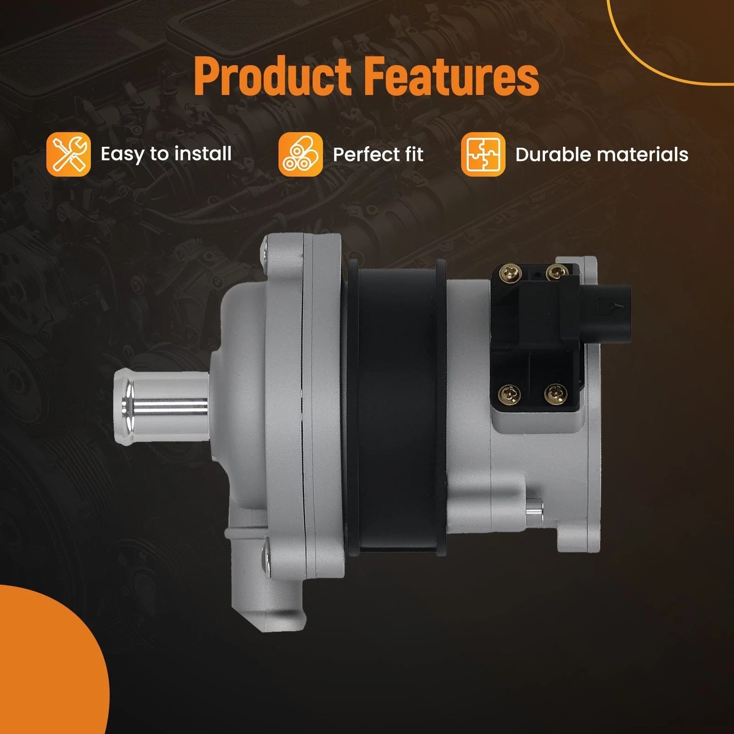 Cooling System Water Pump for Audi A6 A7 A8 Q7 (2012–2019)