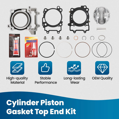 Cylinder Piston Top End Kit for Polaris Ranger RZR Sportsman 570 (2014–2022)