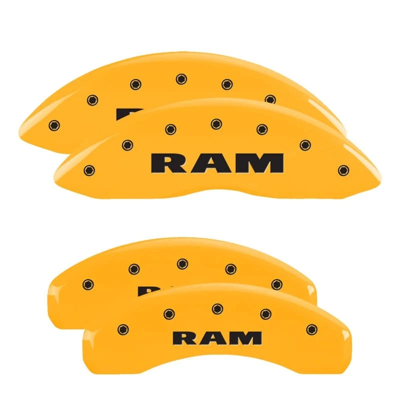 Caliper Covers Set of 4 Engraved RAM for 2019-2021 Ram 1500