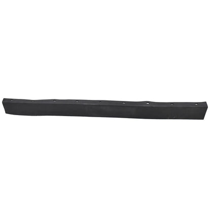 Front Lower Valance Panel Replacement Black Gloss Rubber for Nissan Versa (2020–2021)