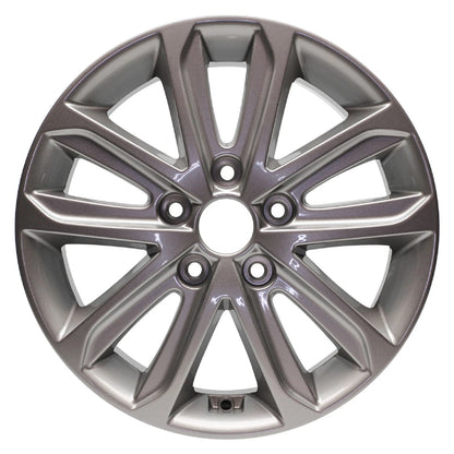 16" Silver Rim by JTE Wheels for 2014-2016 Hyundai Elantra (16x6.5)